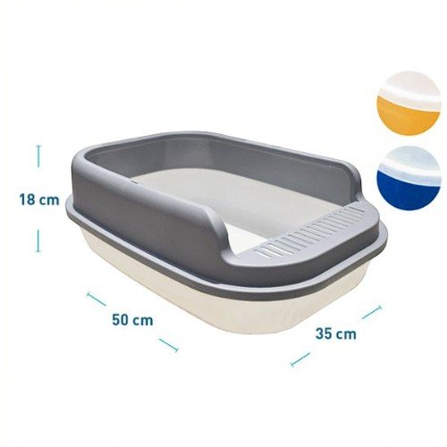 Caja de arena para gatos grande por mayor - Mascotas por mayor
