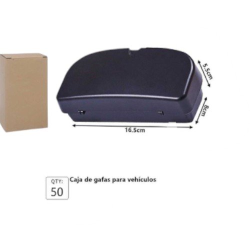 Caja de Gafas Portátil para Vehículos 13619 - Estuche de Almacenamiento Universal por mayor - Electrónica por mayor