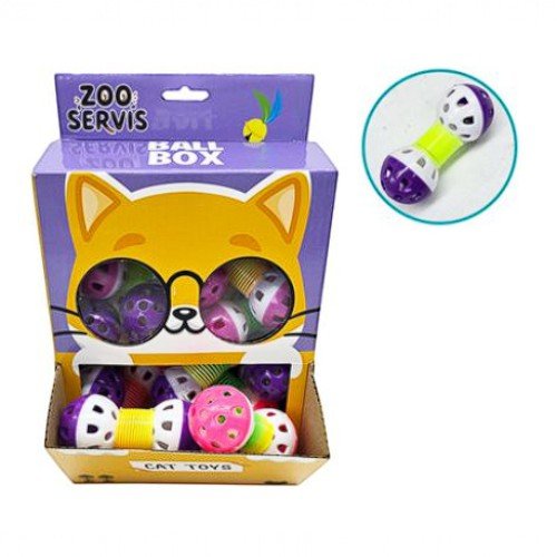 CAJA DE JUGUETES PARA GATOS  por mayor - Mascotas por mayor