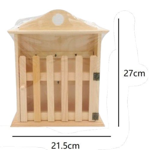 Caja de Madera para Llaves Diseño Valla por mayor - Hogar por mayor