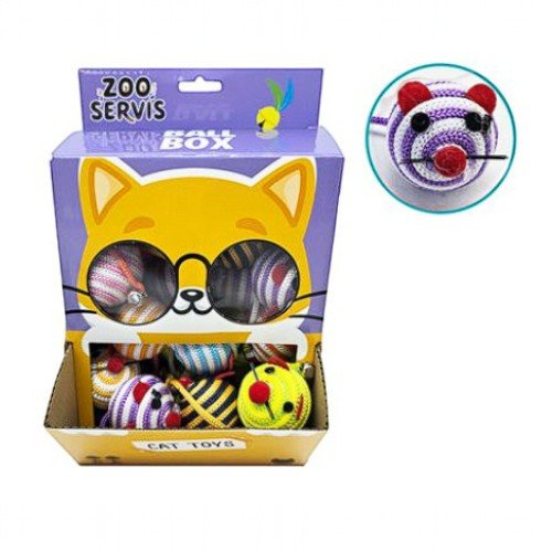 CAJA DE RATONES JUGUETES PARA GATOS por mayor - Mascotas por mayor