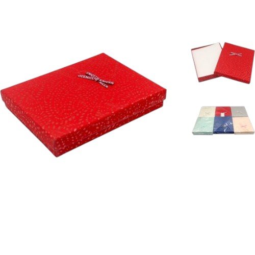 Caja de Regalo con Estampado y Lazo Decorativo 14 x 18cm por mayor en Chile