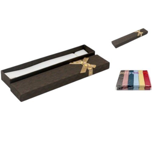 Caja de Regalo para Joyería con Lazo Decorativo 4 x 21 cm por mayor en Chile