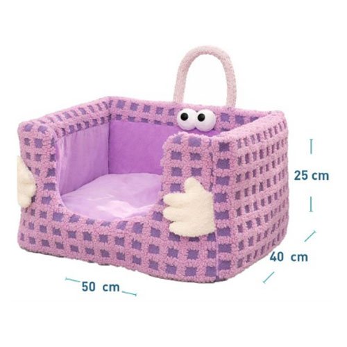 CAMA ANIMADA MORADA GRISACEO por mayor Mascotas por mayor