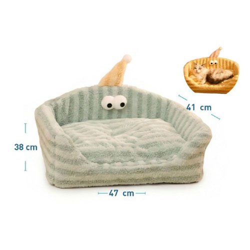 CAMA ANIMADA VERDE por mayor Mascotas por mayor