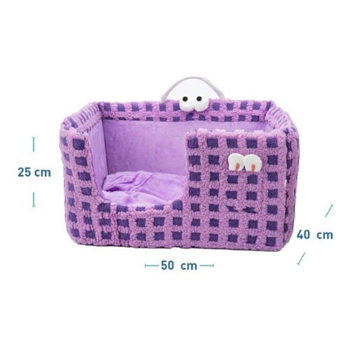 CAMA ANIMADA MORADA por mayor Mascotas por mayor