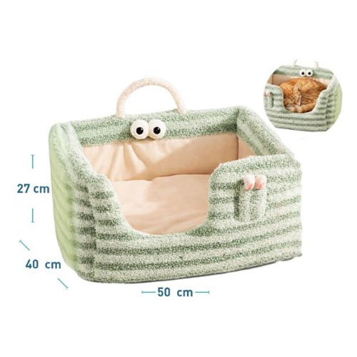 CAMA ANIMADA VERDE por mayor Mascotas por mayor