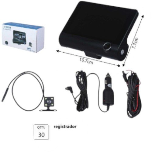 Cámara de Tablero (Dash Cam) 504 con Pantalla de 4