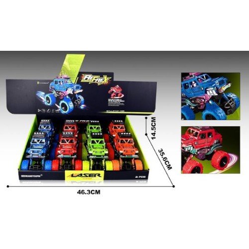 Camioneta Todo Terreno 4x4 de Suspensión Alta por mayor Jugueteria por mayor