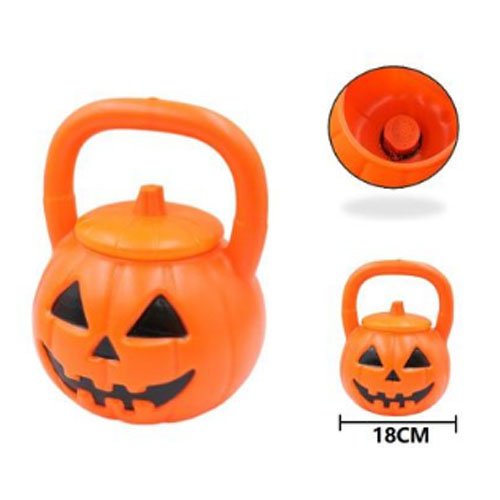 CANASTO CALABAZA CON TAPA por mayor - Halloween por mayor