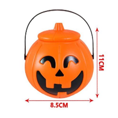 CANASTO CALABAZA NARANJA por mayor - Halloween por mayor