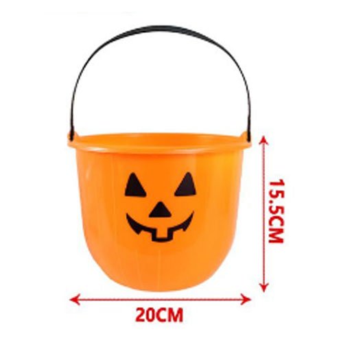 CANASTO CALABAZA NARANJA por mayor - Halloween por mayor