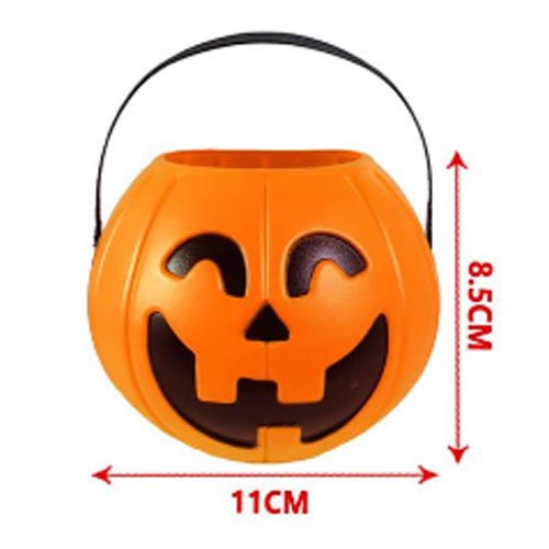CANASTO CALABAZA NARANJA por mayor - Halloween por mayor