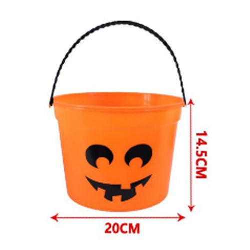 CANASTO CALABAZA NARANJA por mayor - Halloween por mayor