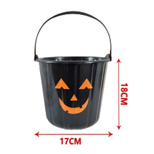 CANASTO CALABAZA NEGRO por mayor - Halloween por mayor