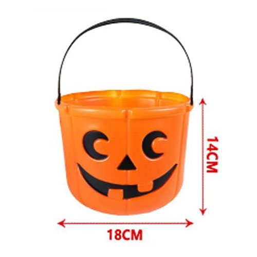 CANASTO CALABAZA NARANJA por mayor - Halloween por mayor