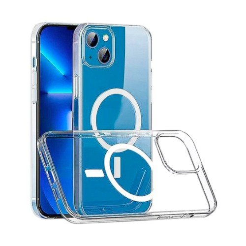 Carcasa Funda Para Iphone 14 De Silicona Transparente Con Magsafe por mayor Electrónica por mayor