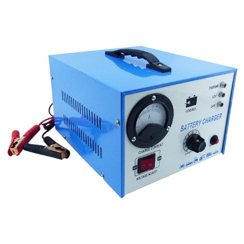 Cargador De Bateria 100 Amp Marca HUAN QIU A 12 O 24 Volt por mayor Electrónica por mayor