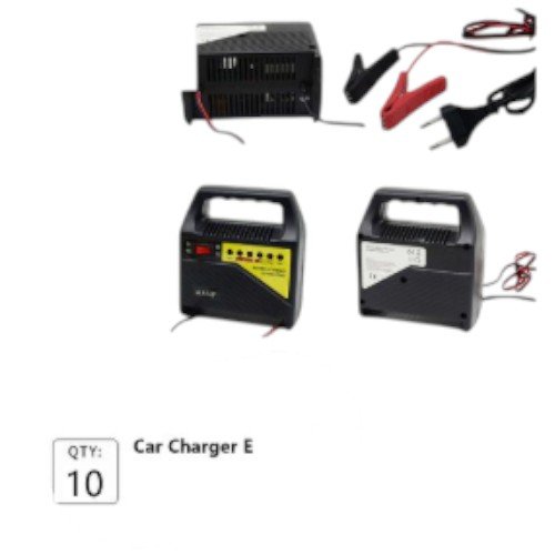 Cargador de Batería para Auto Portátil con Pinzas de Seguridad y Protección Térmica por mayor Electrónica por mayor