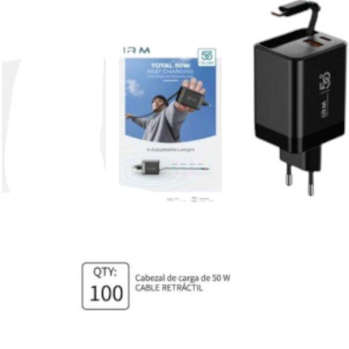 Cargador de Cable Z46 de Carga Ultrarrápida 50W de doble Puerto por mayor Electrónica por mayor