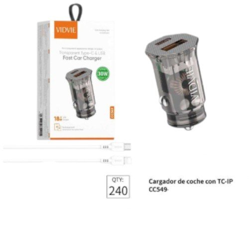 Cargador de Coche con TC-IP por mayor Electrónica por mayor