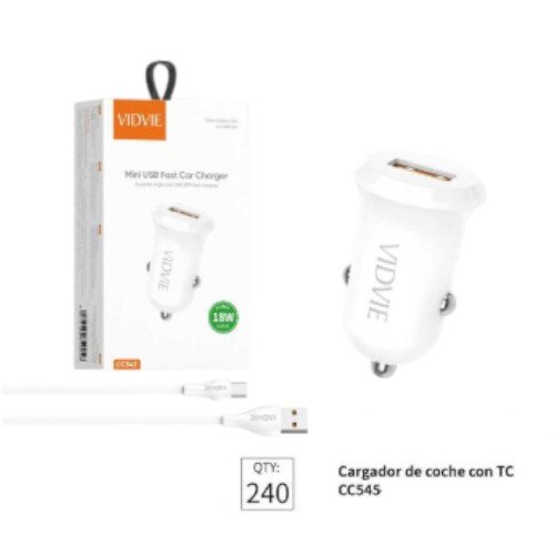 Cargador de Coche con TC CC545 por mayor - Electrónica por mayor
