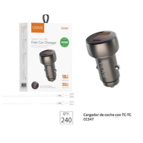 Cargador de Coche TC-TC por mayor Electrónica por mayor