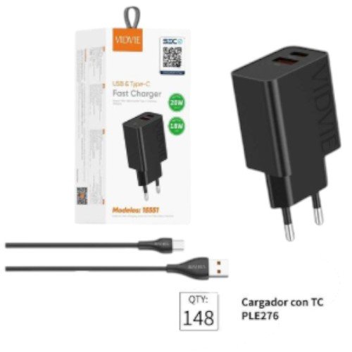 Cargador TC PLE276 por mayor Electrónica por mayor