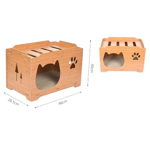 Casa/rascador para gato por mayor - Mascotas por mayor
