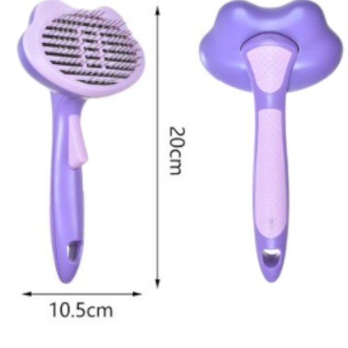 Cepillo Autolimpiante de 20 cm para Mascotas con Diseño Temático y Botón de Retracción por mayor - Mascotas por mayor