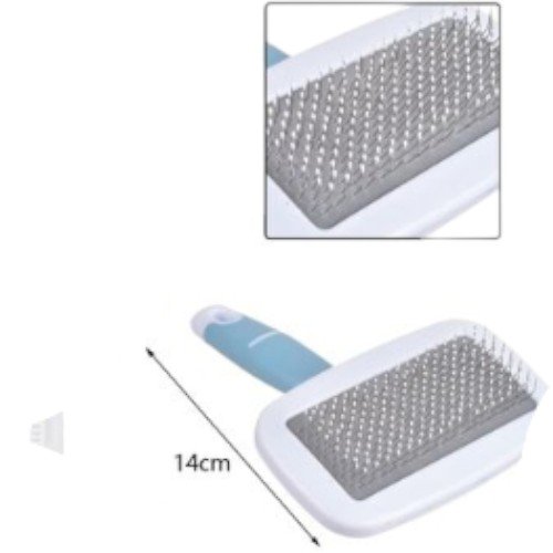 Cepillo de Cerdas Metálicas de 14 cm y Peine de Precisión por mayor - Mascotas por mayor