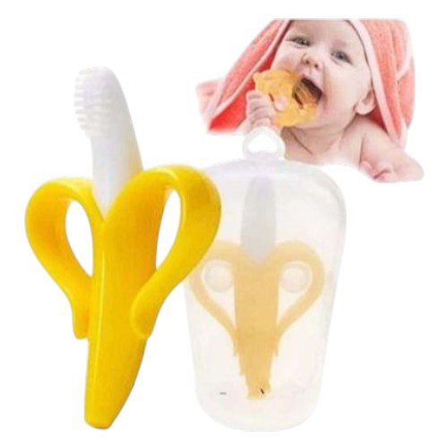 Cepillo de dientes de plátano con estuche por mayor - Bebes productos por mayor