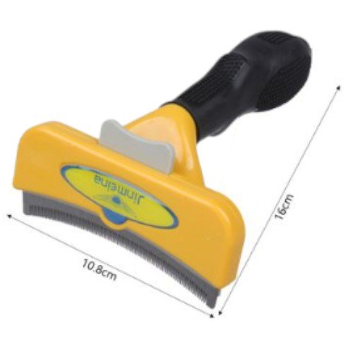 Cepillo Deslanador Profesional Talla L para Mascotas con Botón Expulsor y Mango de Alto Agarre por mayor - Mascotas por mayor