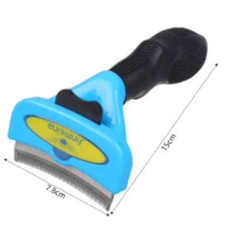 Cepillo Deslanador Profesional Talla M para Mascotas con Botón de Limpieza y Mango Ergonómico por mayor - Mascotas por mayor