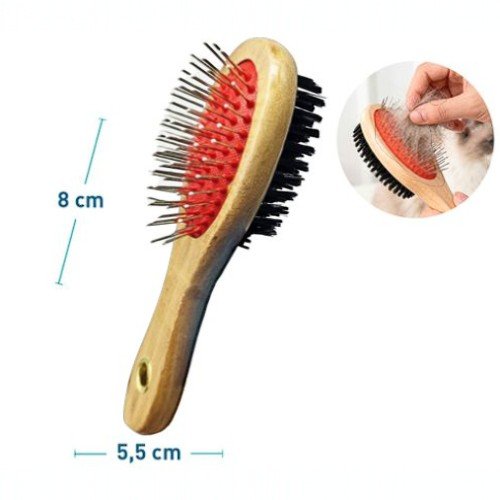 CEPILLO PARA MASCOTA DOBLE CARA por mayor - Mascotas por mayor