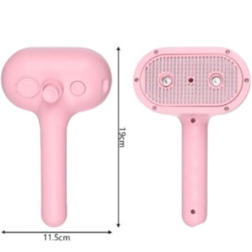 Cepillo Profesional para Mascotas con Sistema de Vaporización y Botón de Expulsión Automática de Pelaje por mayor - Mascotas por mayor