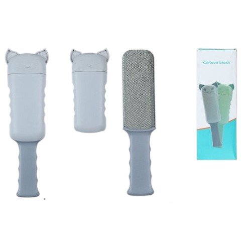 Cepillo Quita Pelusa y Pelo de Mascotas con Mango Anatómico y Superficie de Microfibra de 26 cm por mayor - Mascotas por mayor