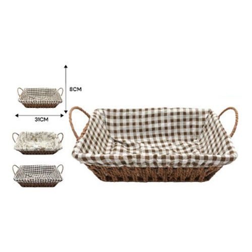 CESTA DE PAN RECTANGULAR por mayor - Hogar por mayor