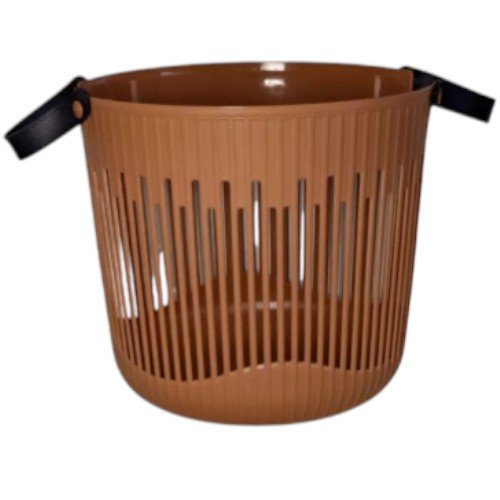 Cesta Organizadora de Ropa con Diseño Rayado Ventilado y Asas Reforzadas – Canasto Multiuso de Gran Capacidad para Lavandería por mayor - Hogar por mayor