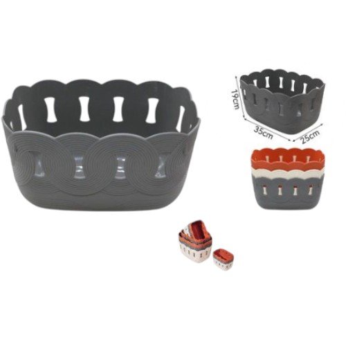 Cesta Organizadora Multiuso de Diseño Circular Entrelazado – Canasto de Almacenamiento Decorativo de Gran Capacidad por mayor - Hogar por mayor