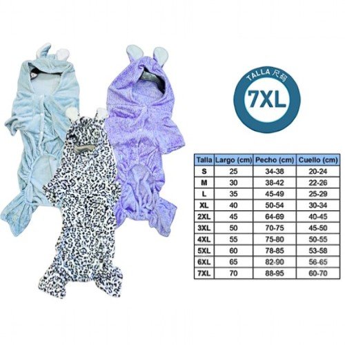 Chaqueta de cuatro patas con estampado de perro grande por mayor - Mascotas por mayor