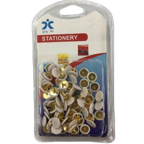 Chincheta Plana Blanca por mayor Útiles Escolares por mayor