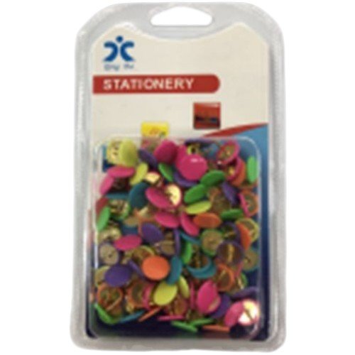 Chincheta Plana Colores Surtidos por mayor - Útiles Escolares por mayor