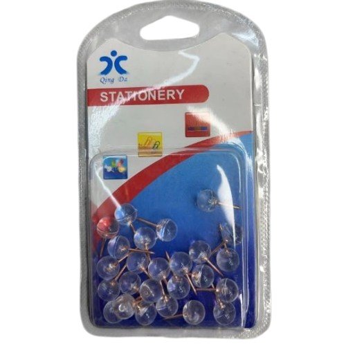 Chinchetas de Bola Transparente por mayor Útiles Escolares por mayor