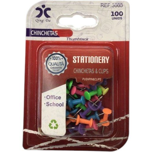Chinchetas de Colores por mayor - Útiles Escolares por mayor
