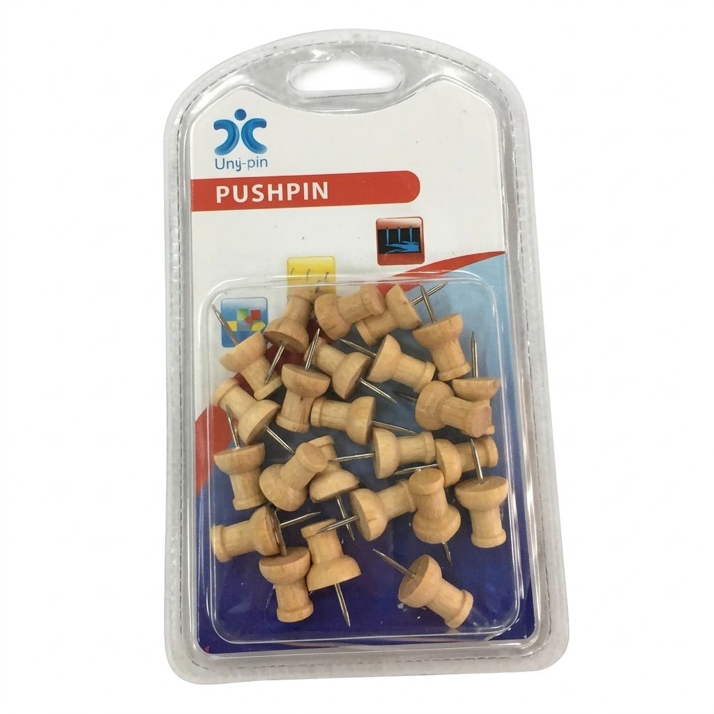 Chinchetas de Madera Tipo Torre por mayor - Útiles Escolares por mayor