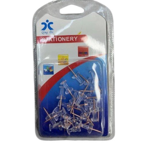 Chinchetas Tipo Torre Transparentes por mayor - Útiles Escolares por mayor