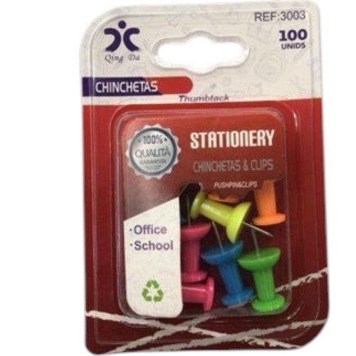 Chinchetas Torre Colores Grande por mayor - Útiles Escolares por mayor