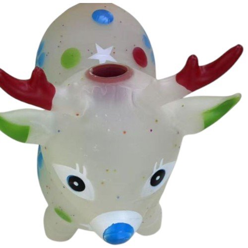 Ciervo Saltador Inflable Transparente con Sonido y Luces por mayor - Jugueteria por mayor