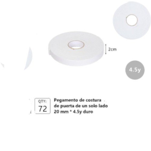 Cinta de Espuma Dura Unilateral para Sellado de Puertas y Ventanas (20mm x 4.5 Yardas) por mayor Útiles Escolares por mayor
